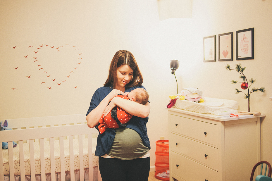 Ann Arbor Michigan Photojournalistic Newborn Photography Session Baby