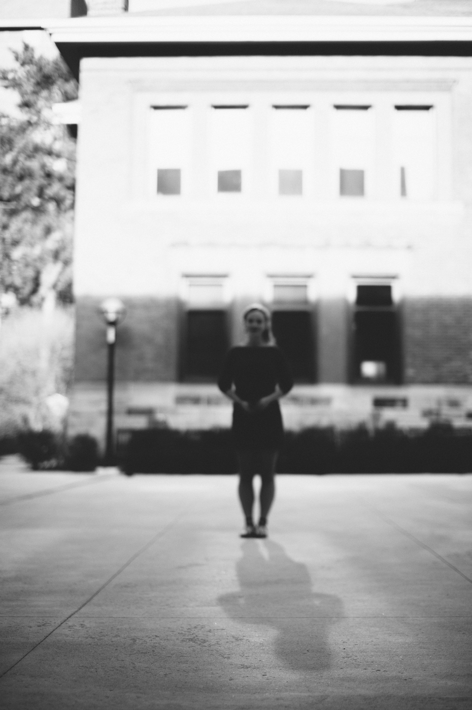 Ann Arbor Wedding Photographer Heather Jowett photographs Kyle Hepp, on the campus of the University of Michigan, for a personal project.