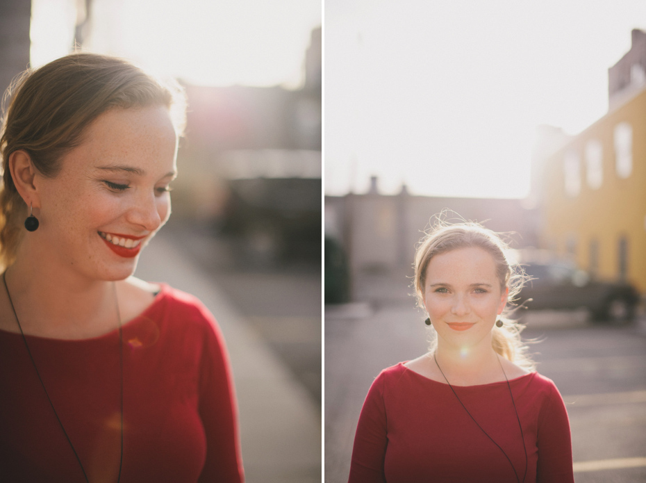 Ann Arbor Wedding Photographer Heather Jowett photographs Kyle Hepp, on the campus of the University of Michigan, for a personal project.