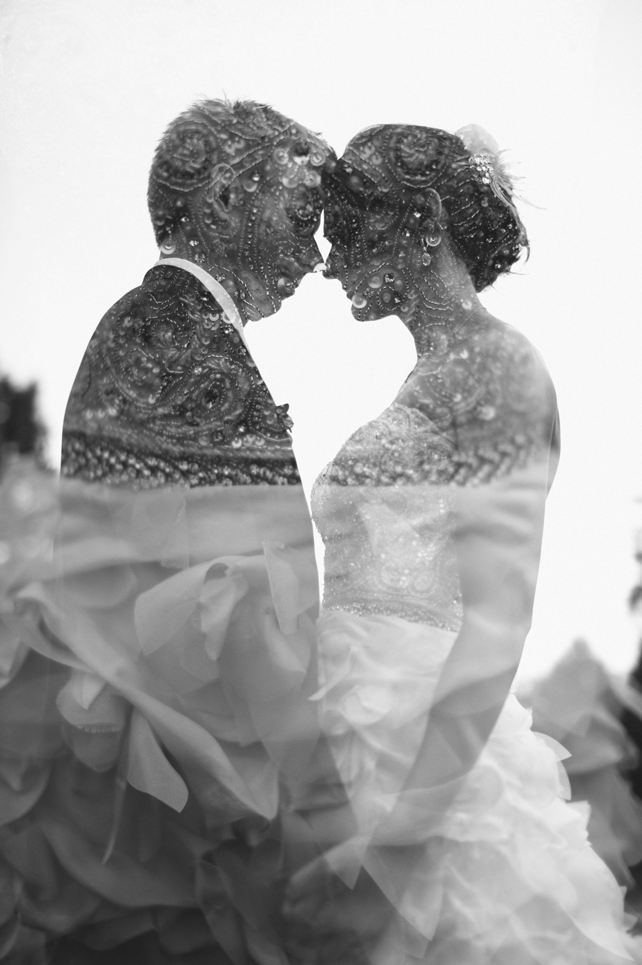 A double exposure at the Detroit Zoo in Royal Oak, photographed by Ann Arbor wedding photographer, Heather Jowett.
