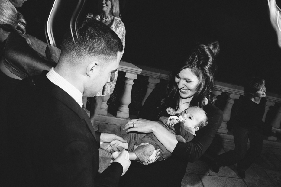 Guests dance into the night at a wedding reception at The Fountainview Mansion in Auburn Alabama, photographed by Ann Arbor Wedding Photographer Heather Jowett.