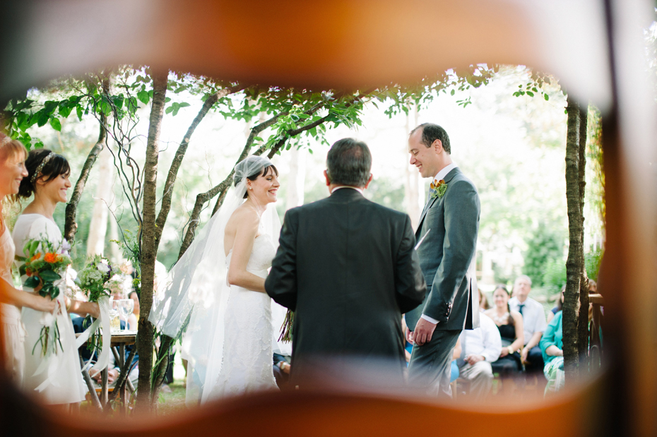 A backyard wedding by Detroit Michigan wedding photographer, Heather Jowett.