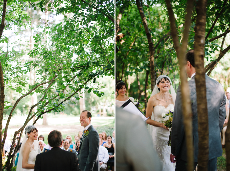 A backyard wedding by Detroit Michigan wedding photographer, Heather Jowett.