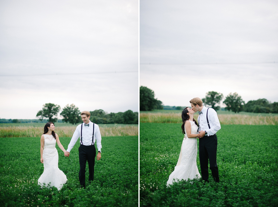 Day after wedding portraits, by Ann Arbor wedding photographer Heather Jowett.