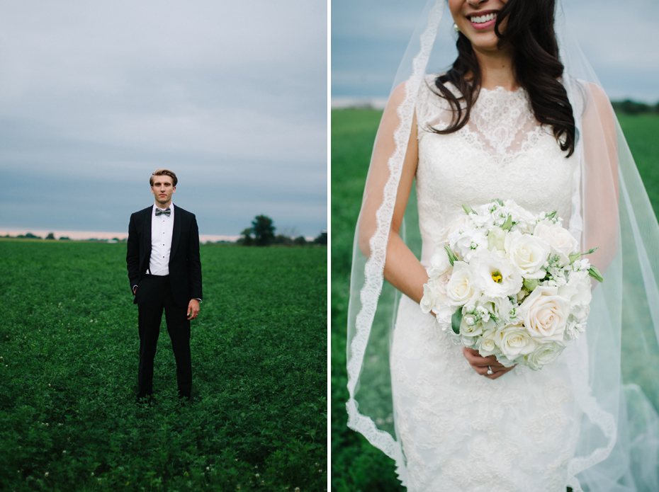 Day after wedding portraits, by Ann Arbor wedding photographer Heather Jowett.