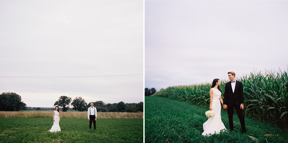 Day after wedding portraits, by Ann Arbor wedding photographer Heather Jowett.