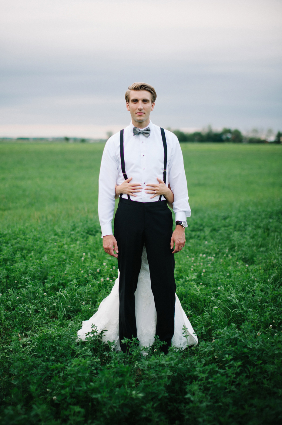 Day after wedding portraits, by Ann Arbor wedding photographer Heather Jowett.