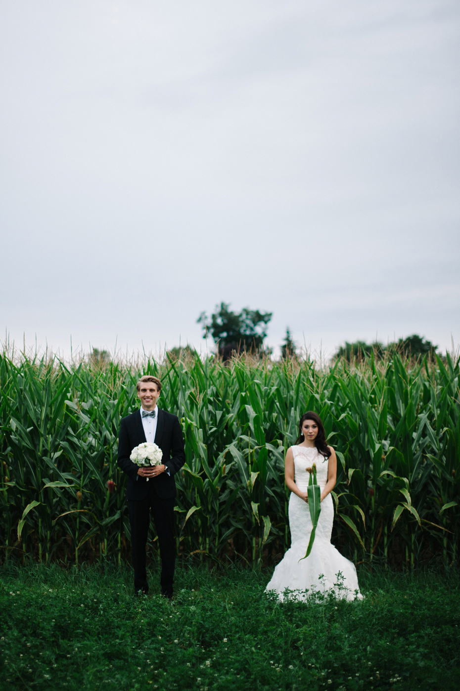 Day after wedding portraits, by Ann Arbor wedding photographer Heather Jowett.