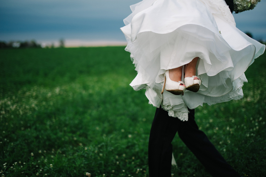 Day after wedding portraits, by Ann Arbor wedding photographer Heather Jowett.