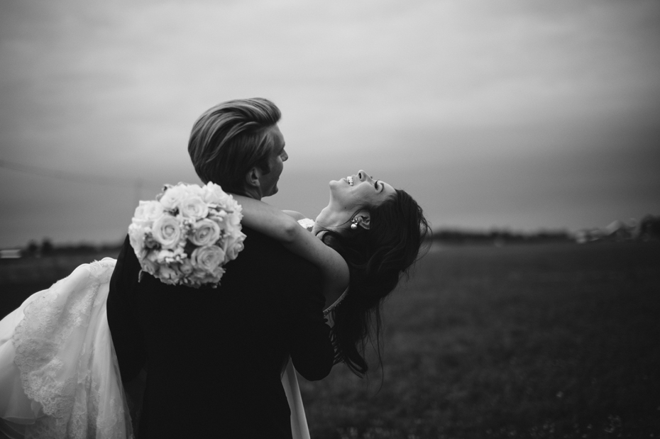 Day after wedding portraits, by Ann Arbor wedding photographer Heather Jowett.