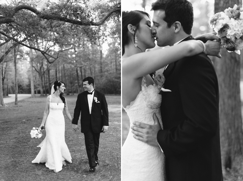 Portraits of a bride and groom at the Noland Trail by Virginia Wedding Photographer, Heather Jowett.