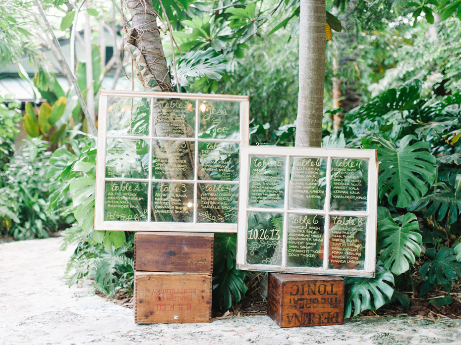 Bohemian wedding details at the Sundy House in Southern Florida by wedding photographer Heather Jowett.