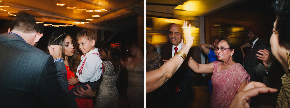 Wedding guests dance the night away at the Sundy House in Southern Florida by wedding photographer Heather Jowett.