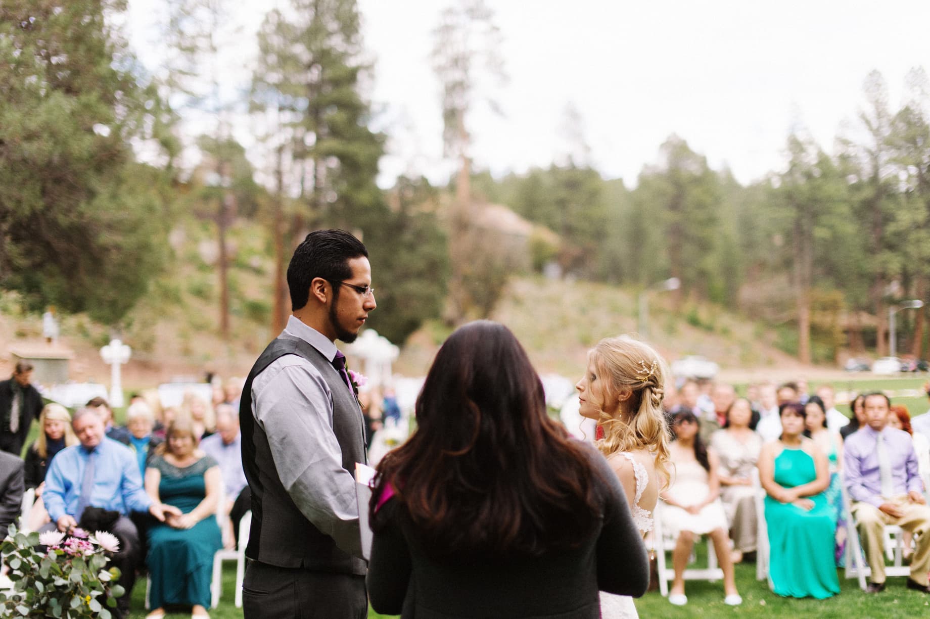 arizona camp wedding ceremony