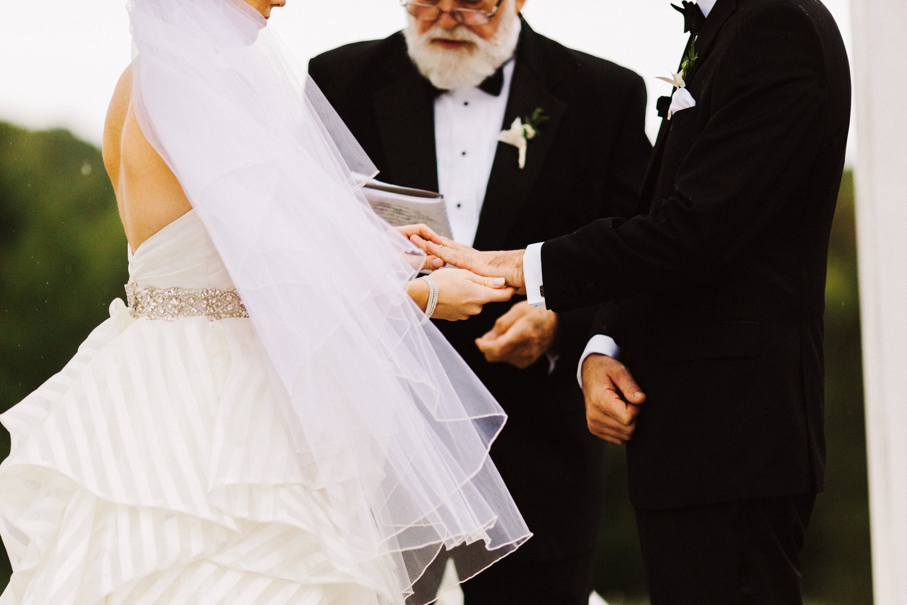 024 ring exchange during potomac wedding ceremony