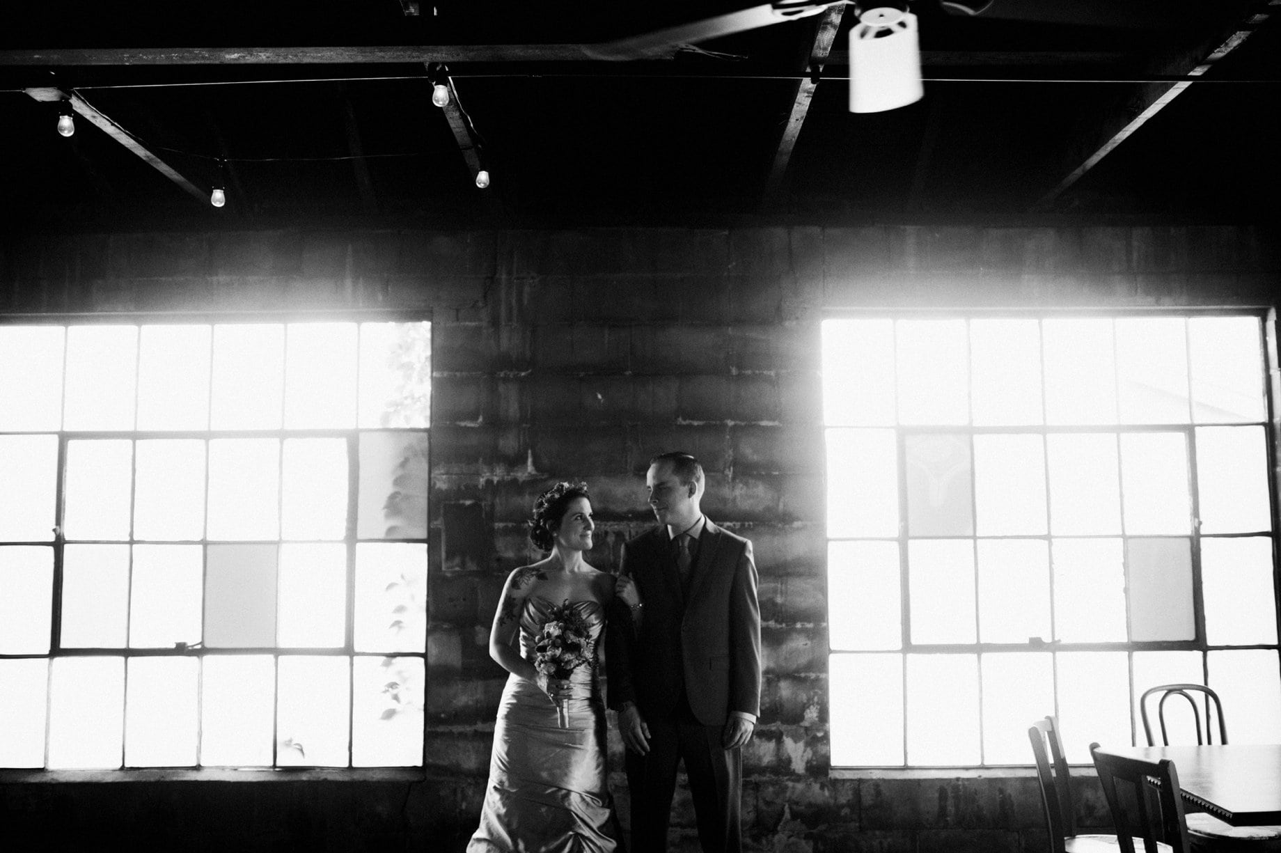 black and white wedding photography