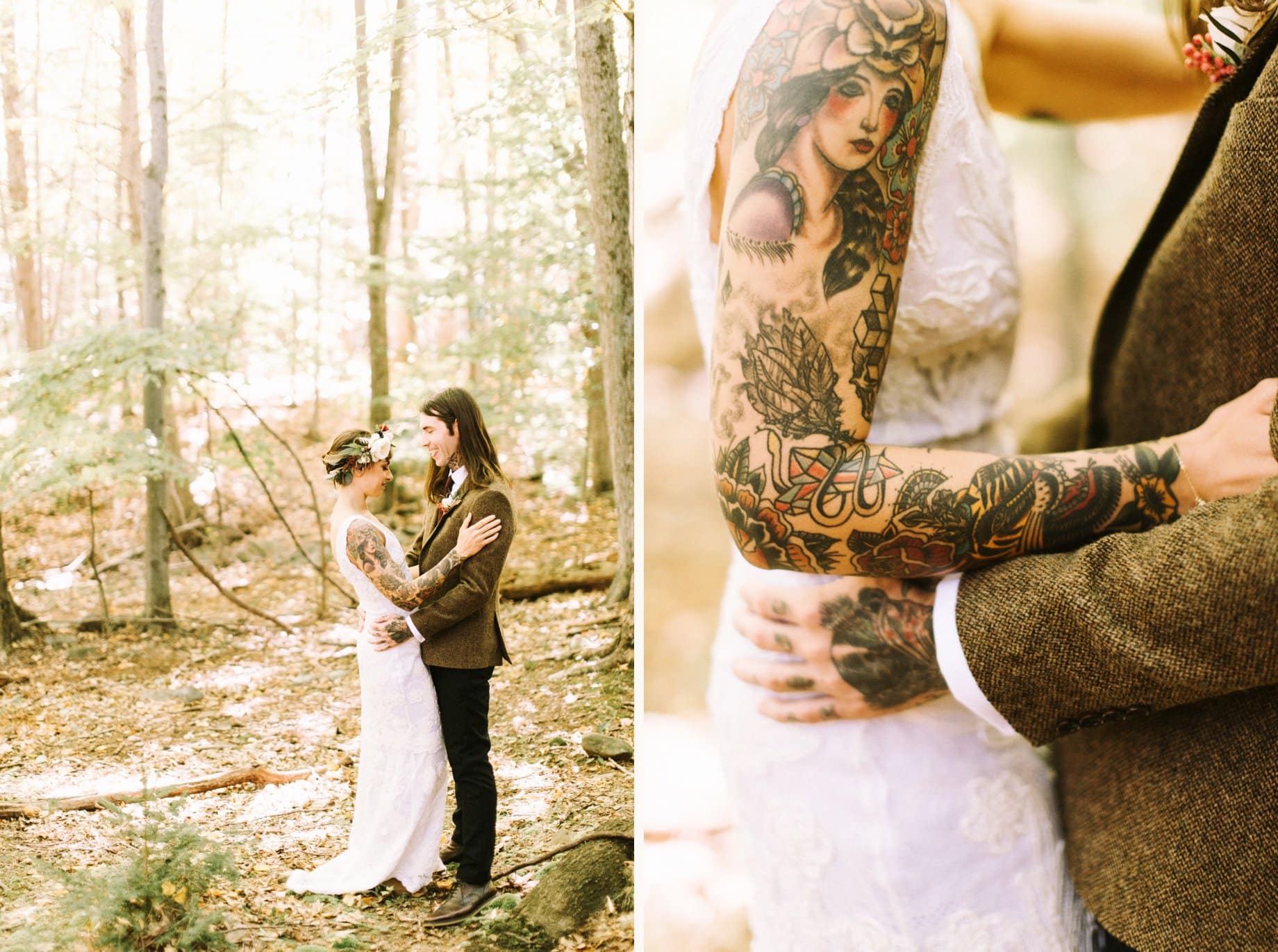 wooded wedding