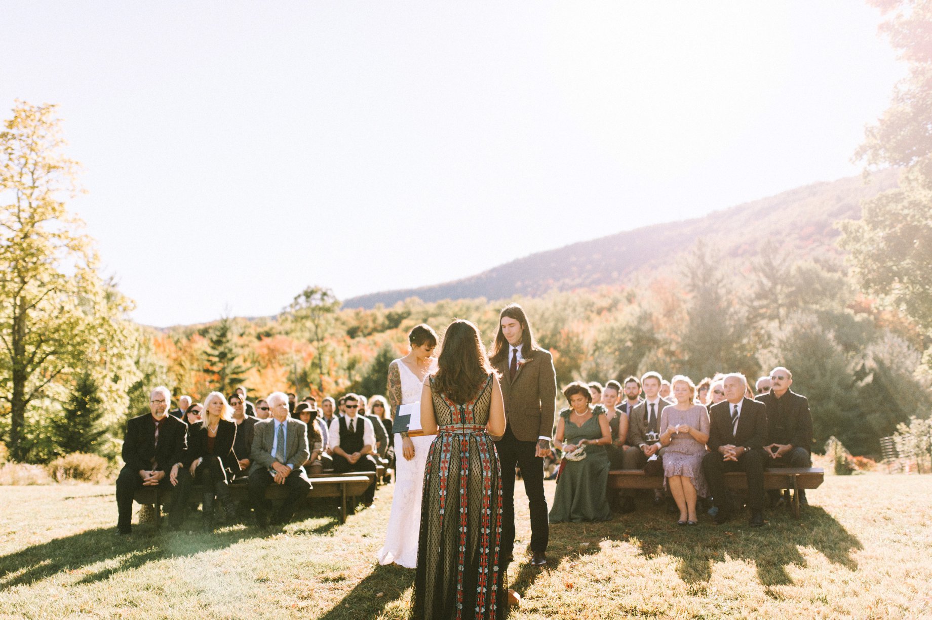 fall catskills wedding