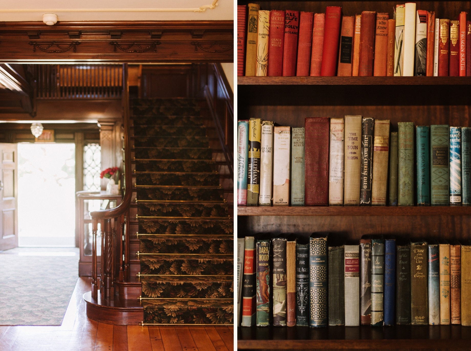 interior of the felt mansion