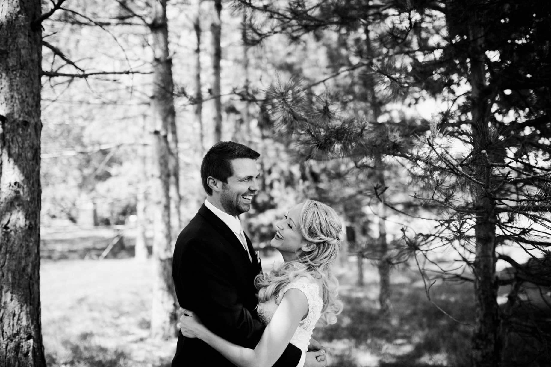 michigan pine tree wedding