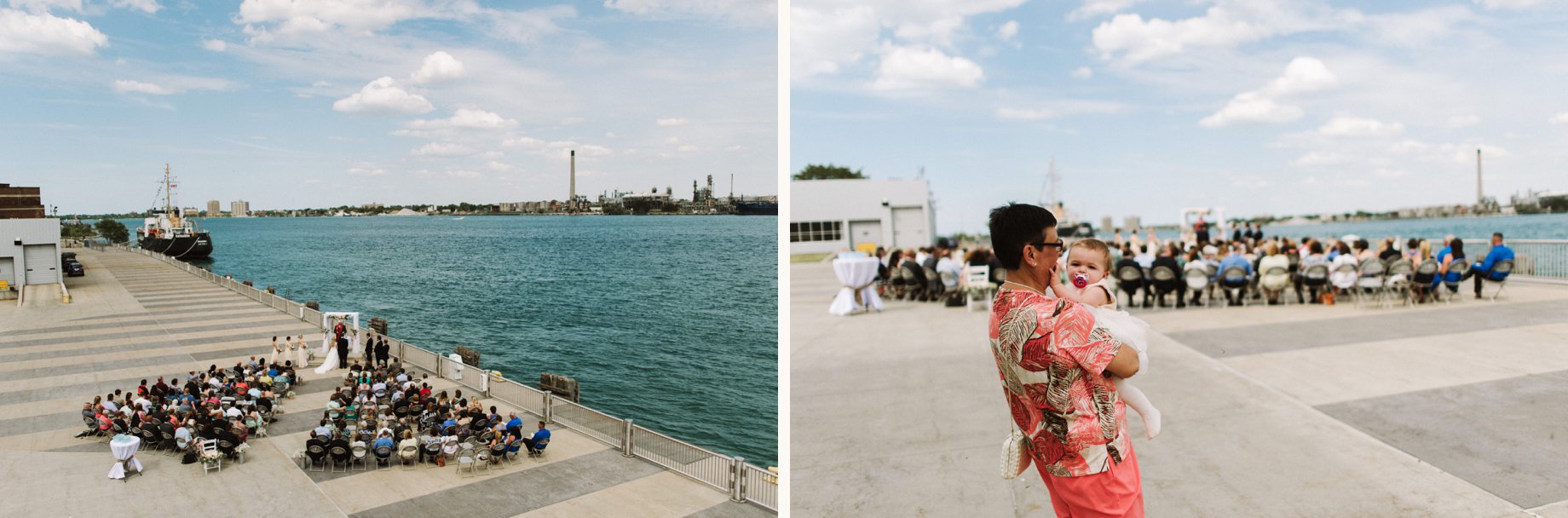 lake huron wedding