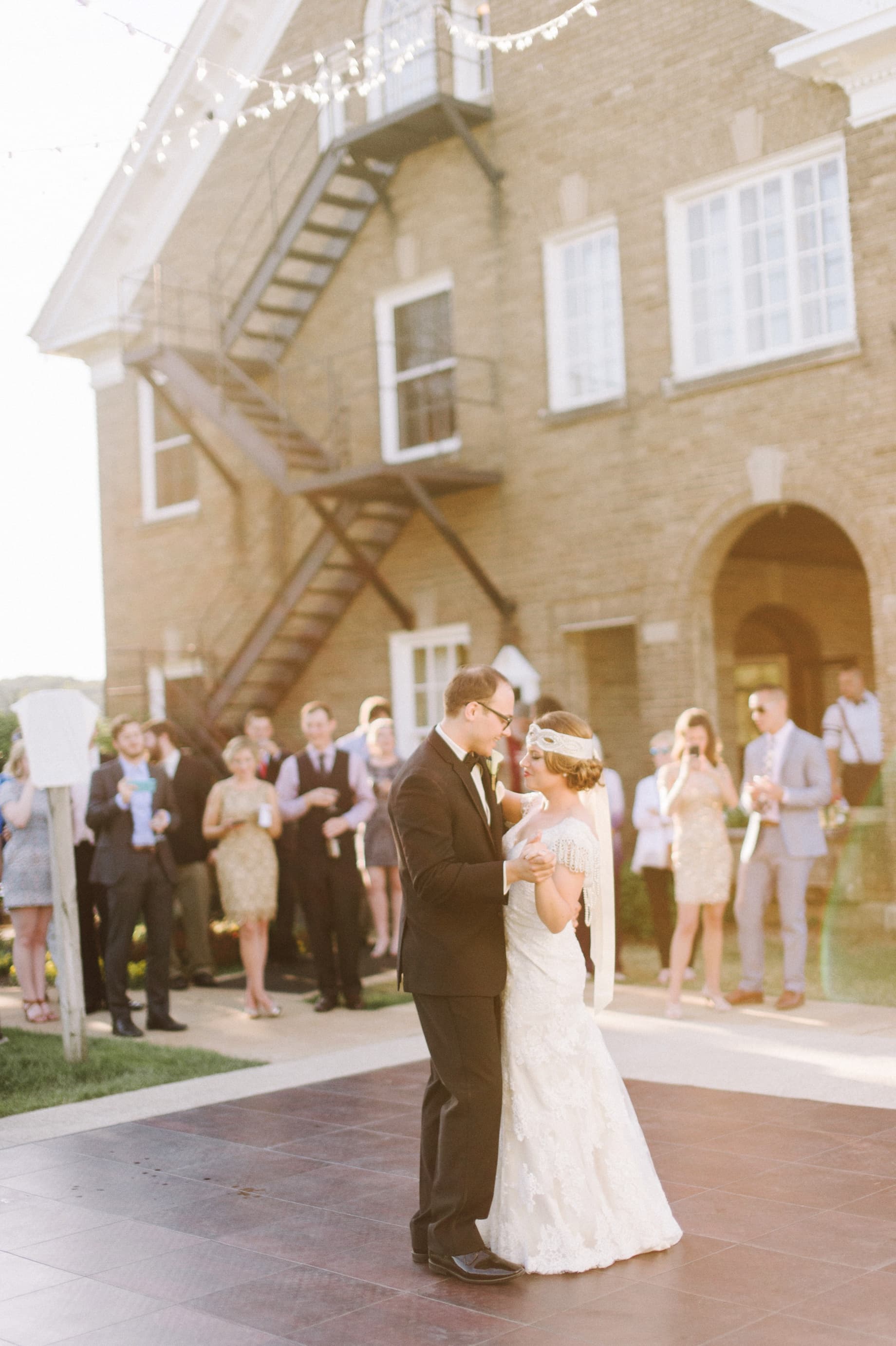 first dance at felt mansion