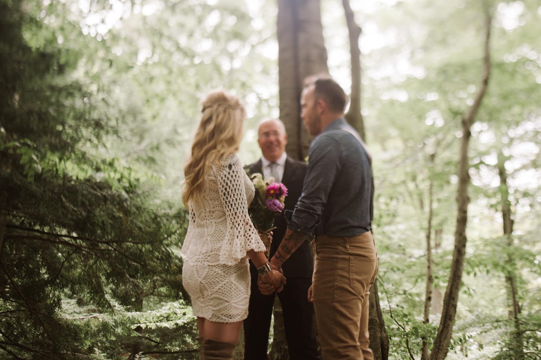 initimate wedding ceremony