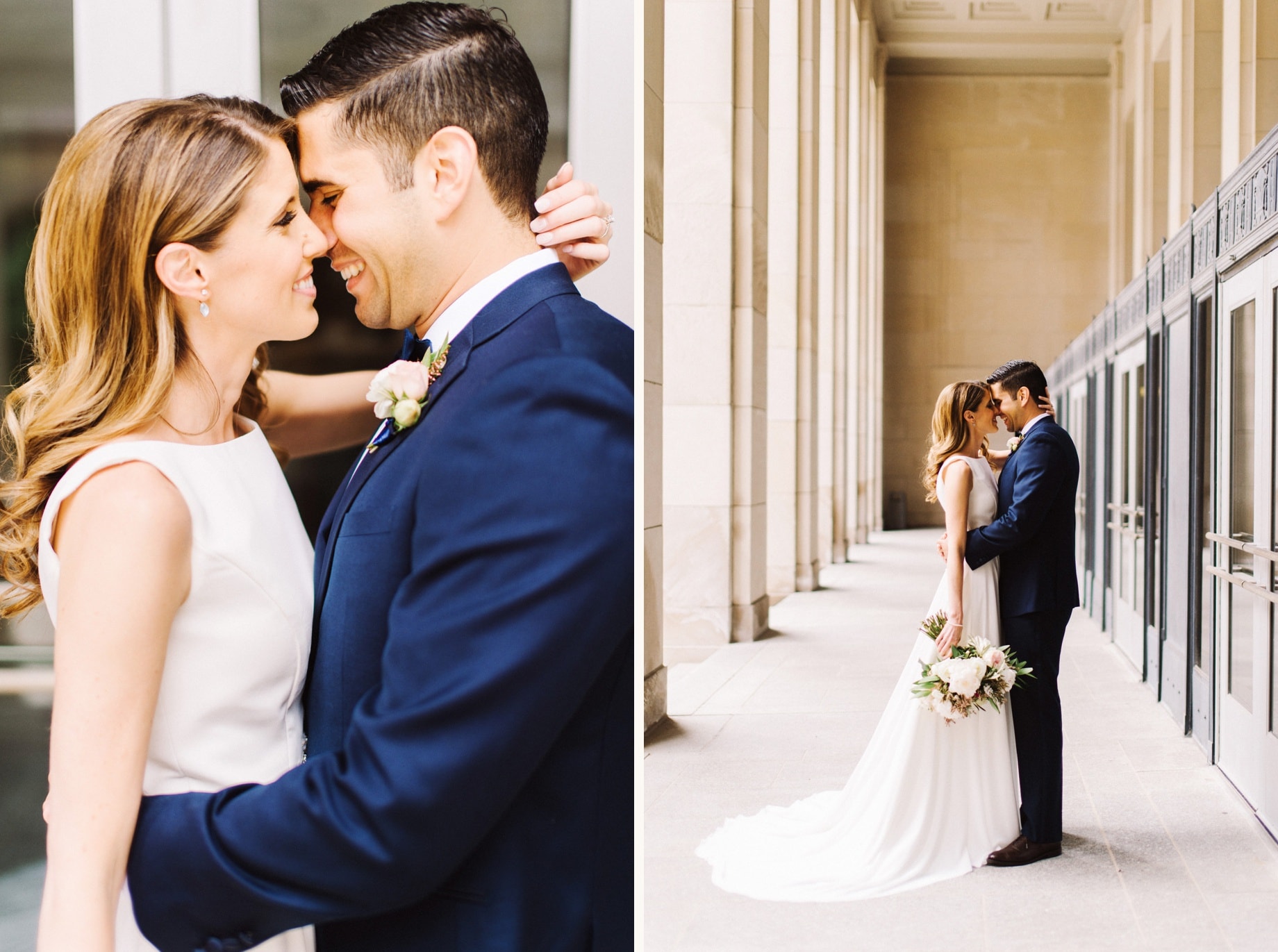 bride and groom portraits