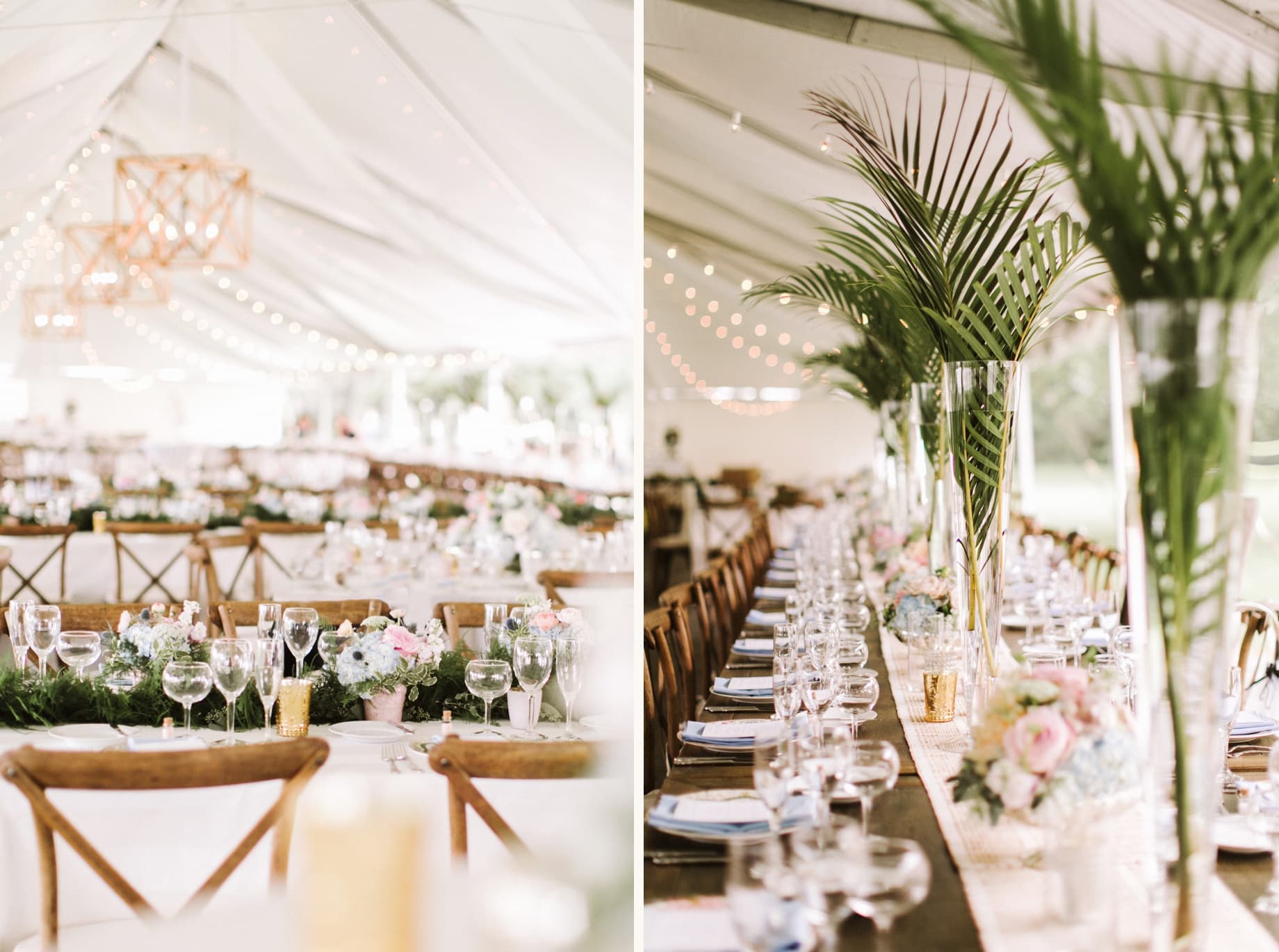 tented reception at Edsel and Eleanor Ford House