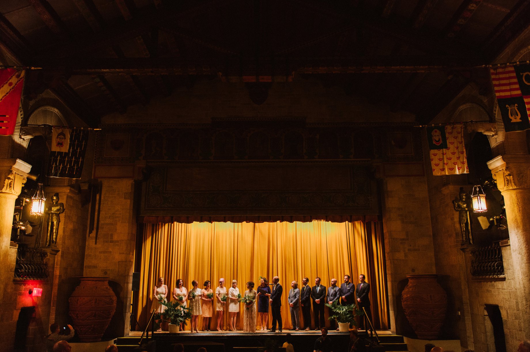stage wedding ceremony in detroit