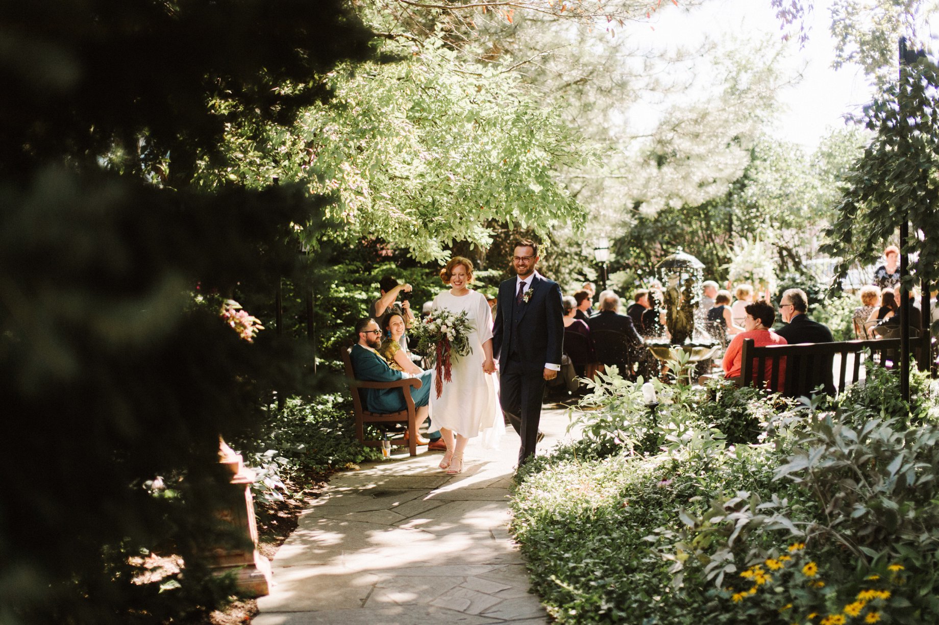 detroit garden wedding for artists