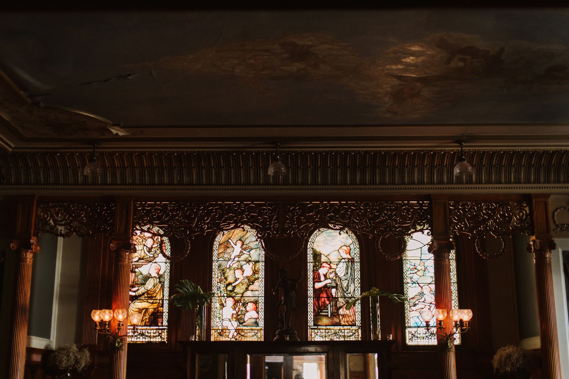 interior shots of the Whitney in detroit