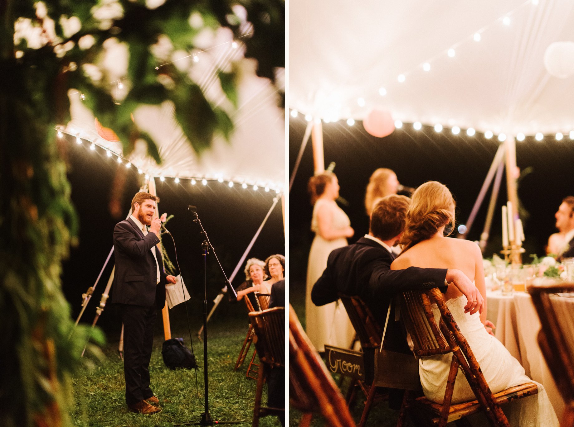 best man from australia giving toast