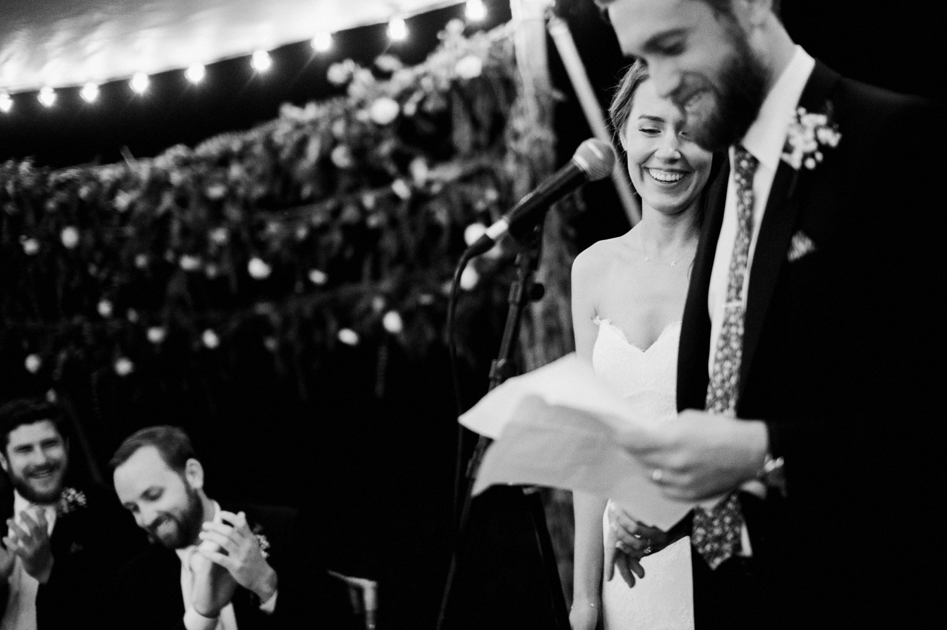 groom making speech