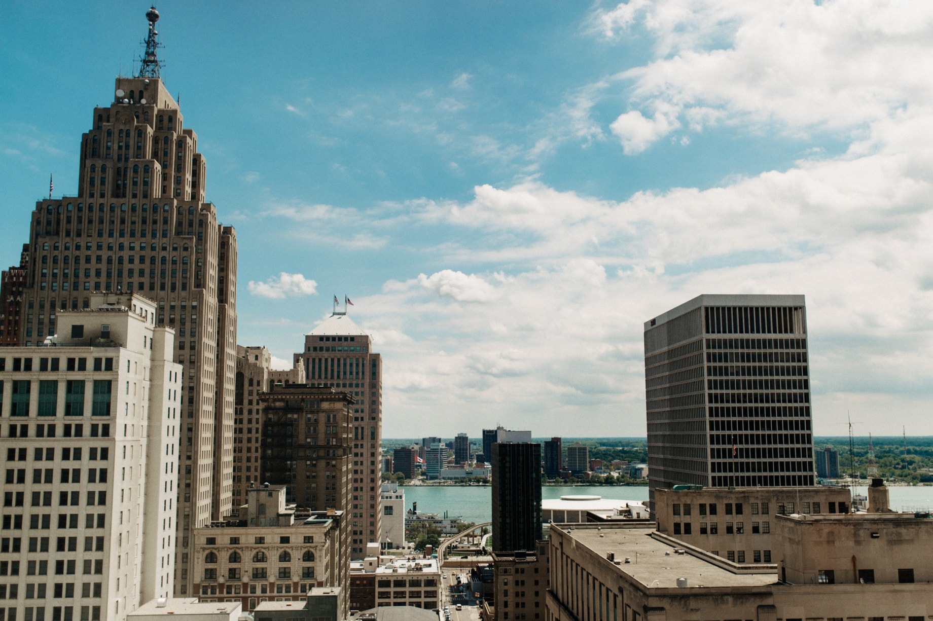 Detroit Skyline from the Westin