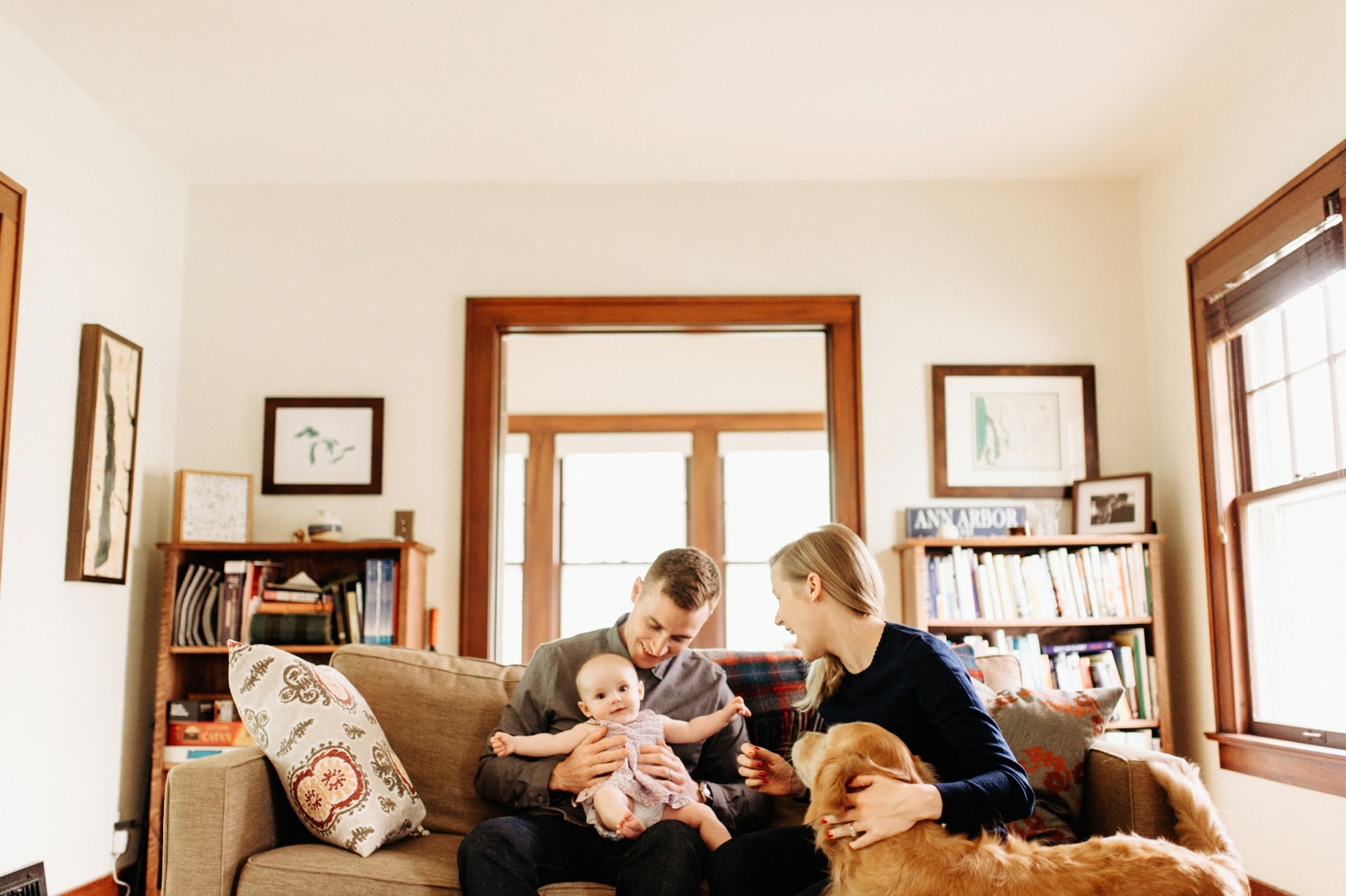 lifestyle family session in ann arbor