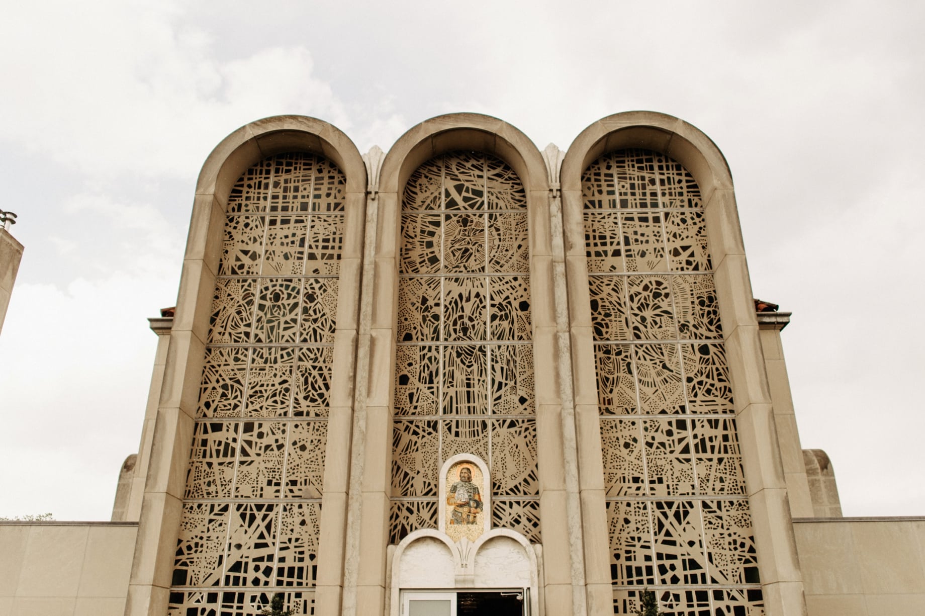 exterior of church