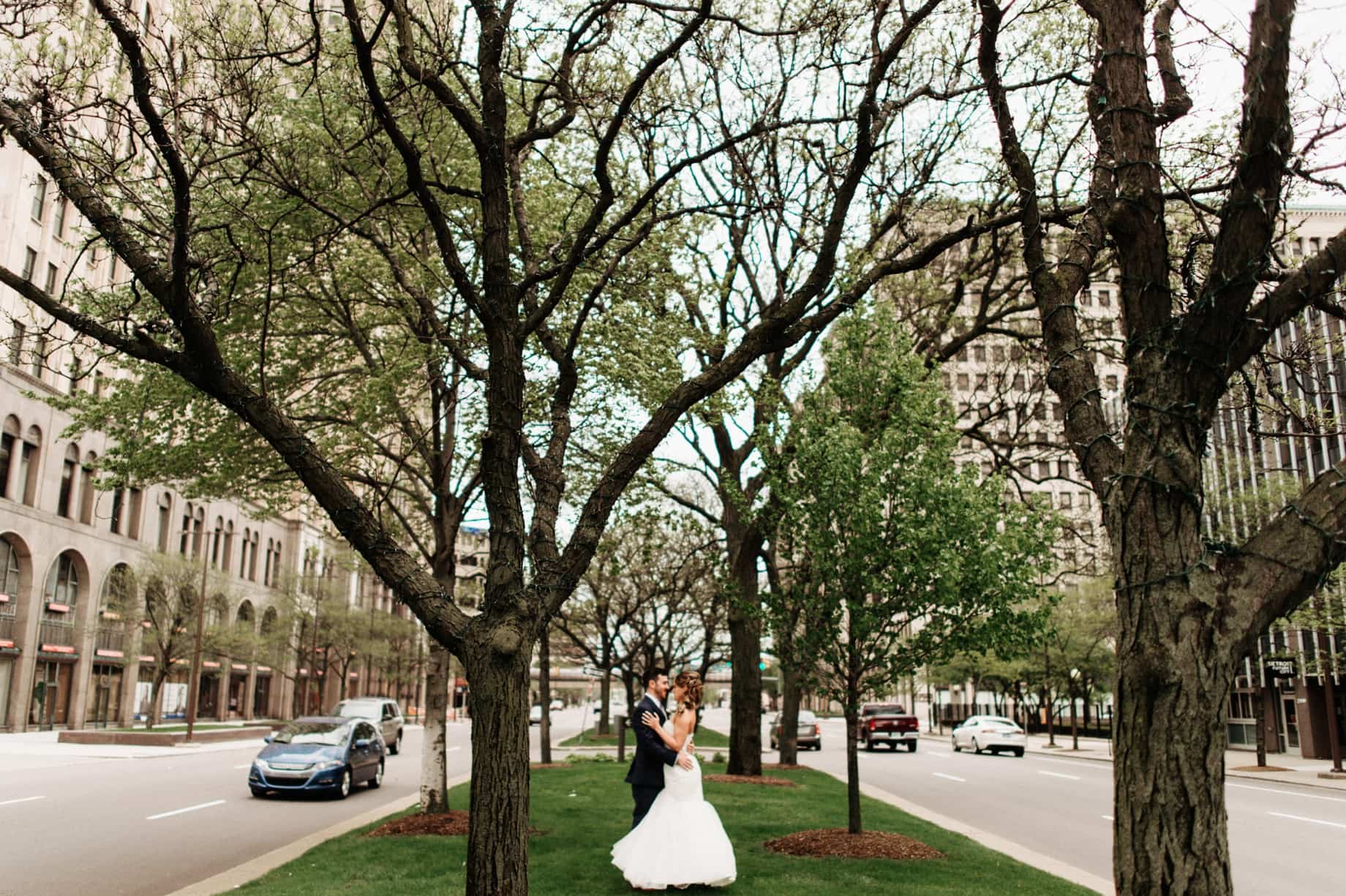 wedding photography in New Center Detroit