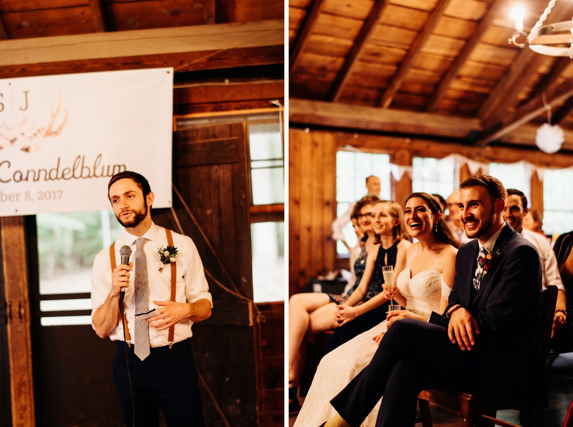 best man speech at a camp wedding