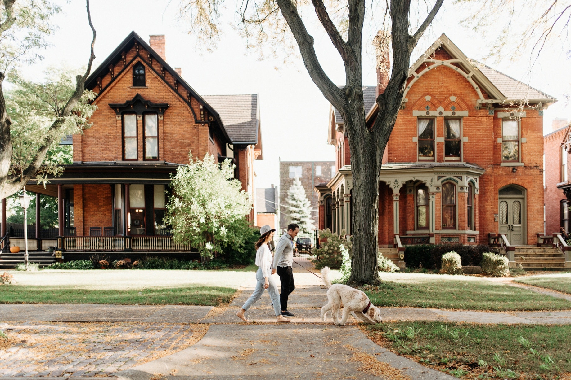 West Canfield Detroit engagement session