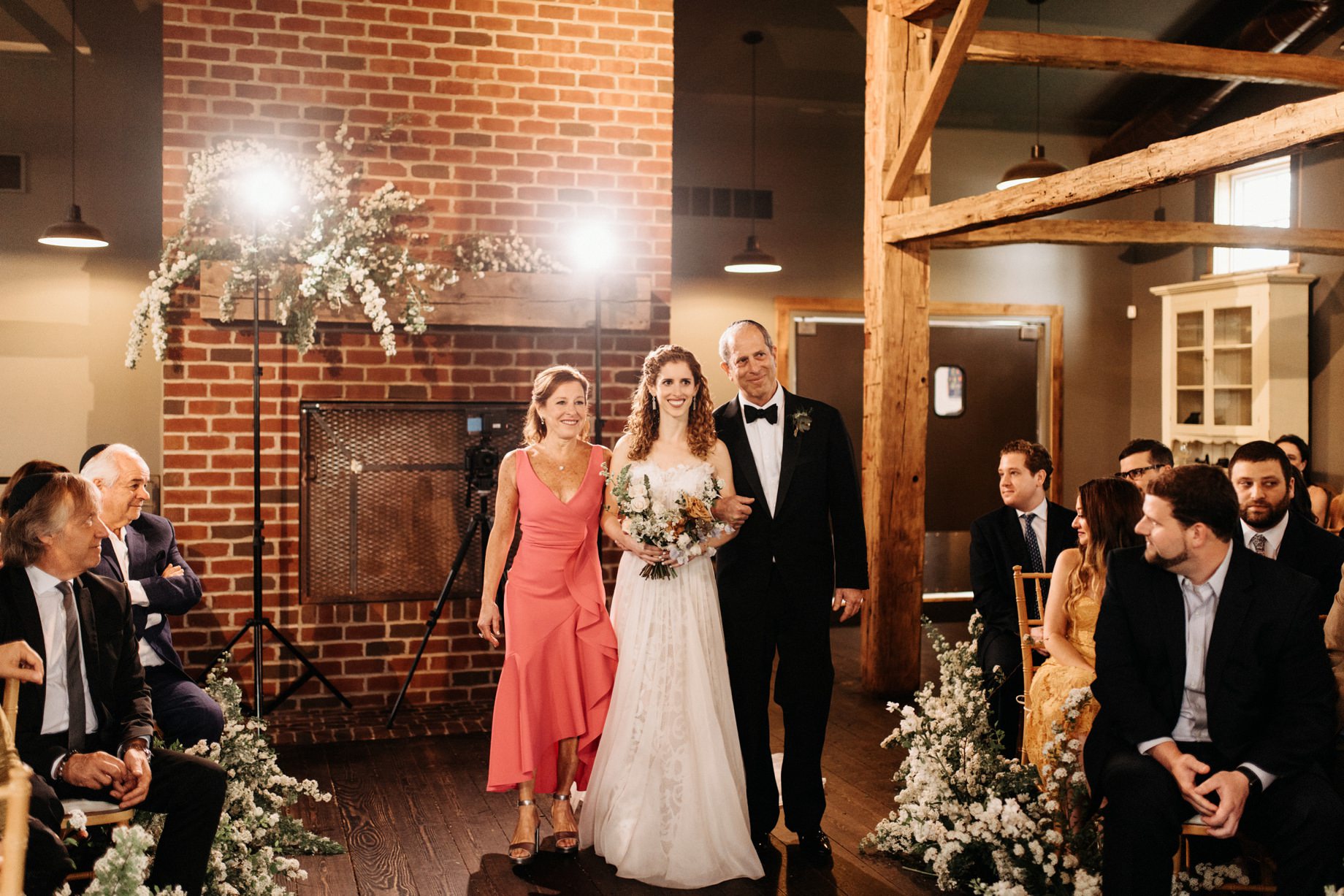 bride walking down the aisle