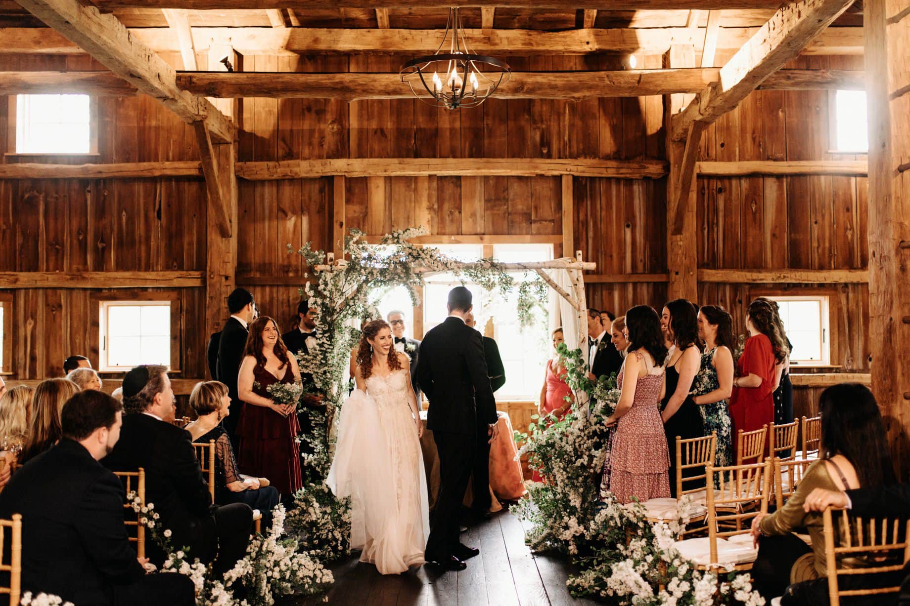 cornman farms jewish wedding ceremony