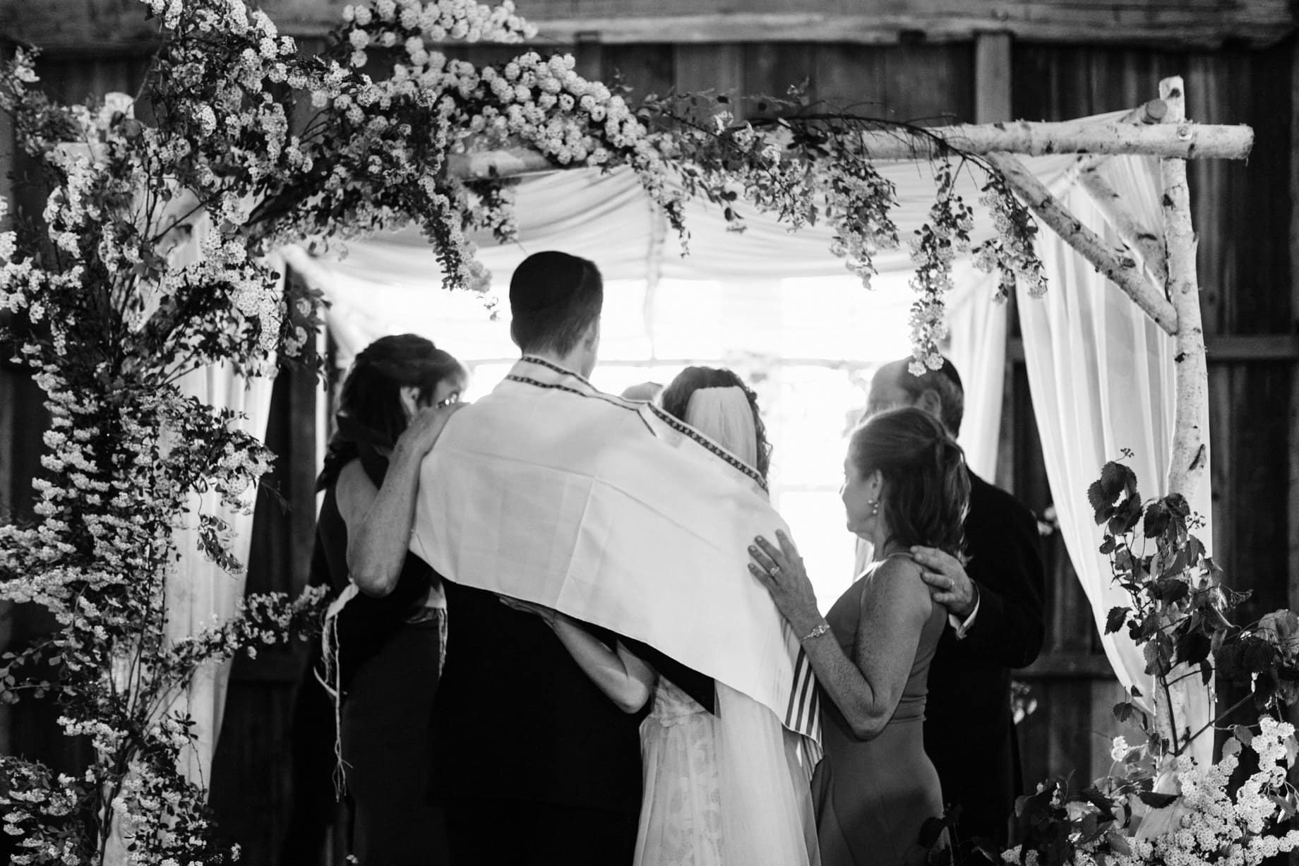 cornman farms jewish wedding ceremony