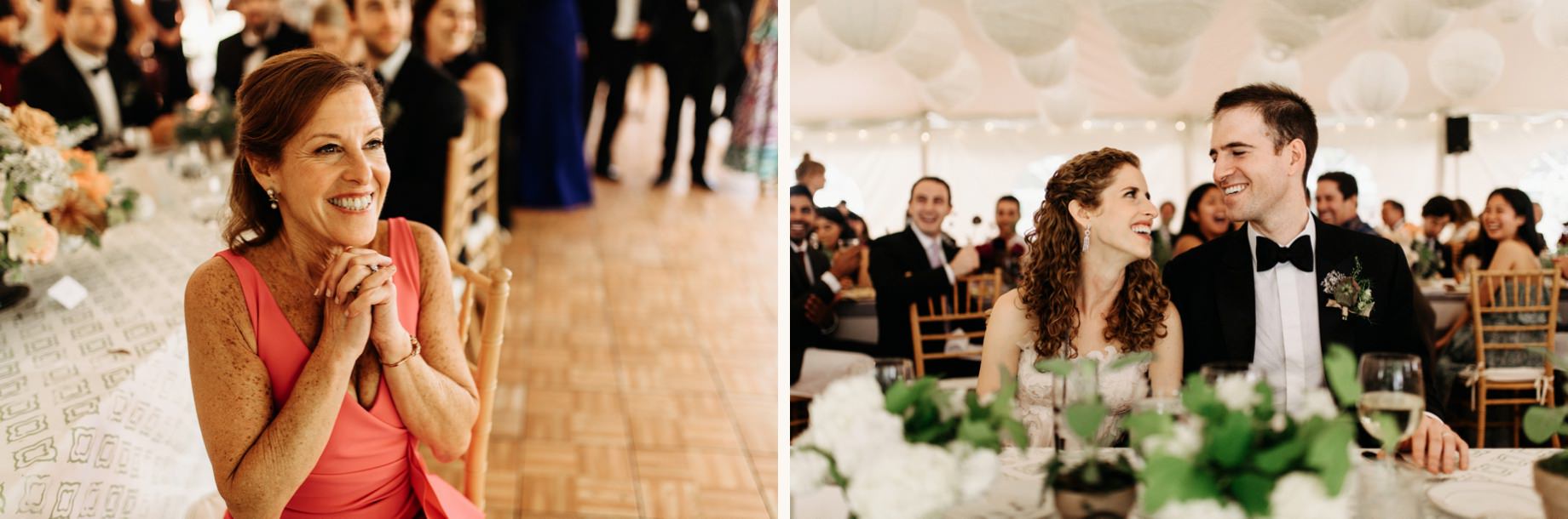 reactions to wedding toasts