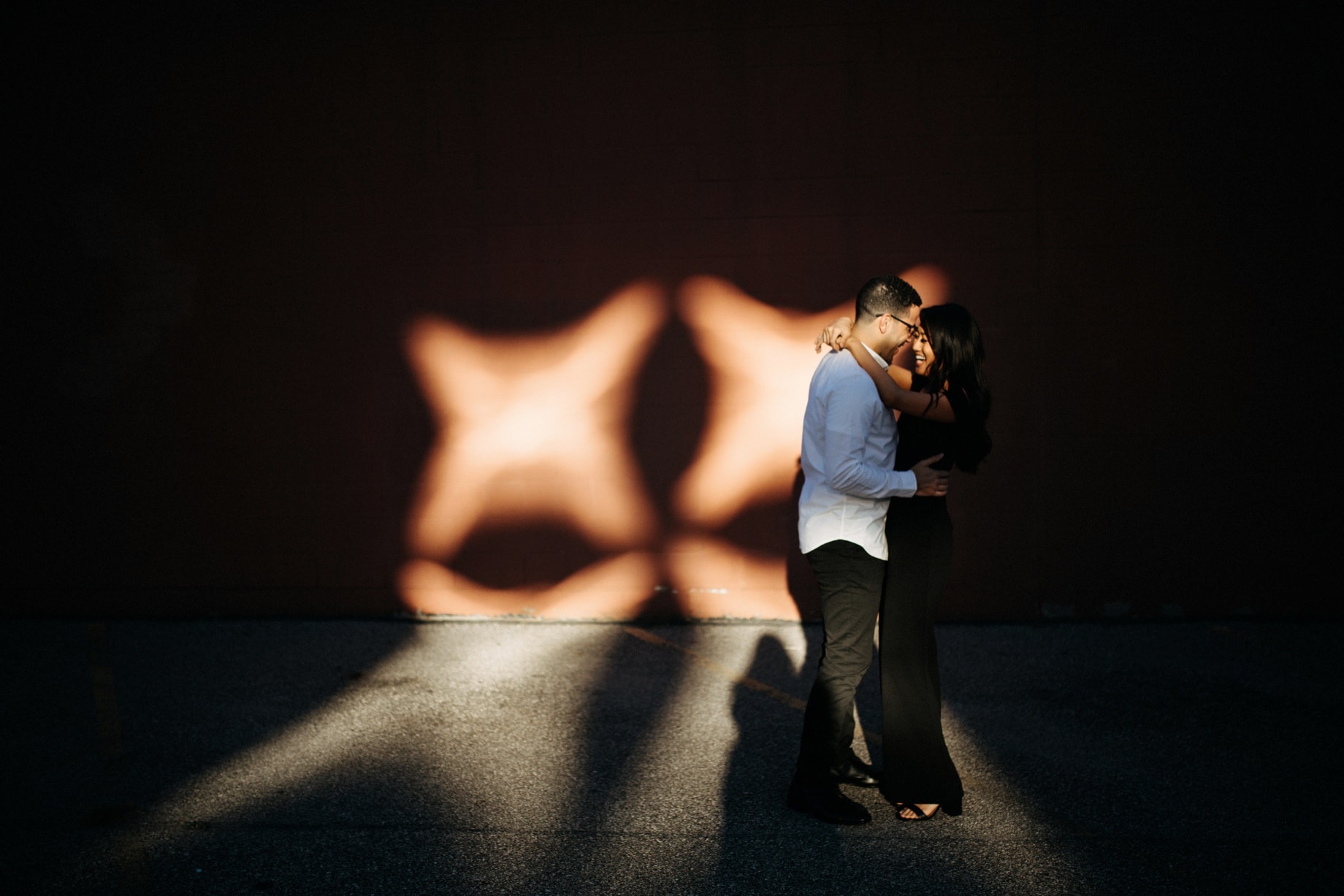 Stylish grand rapids engagement session