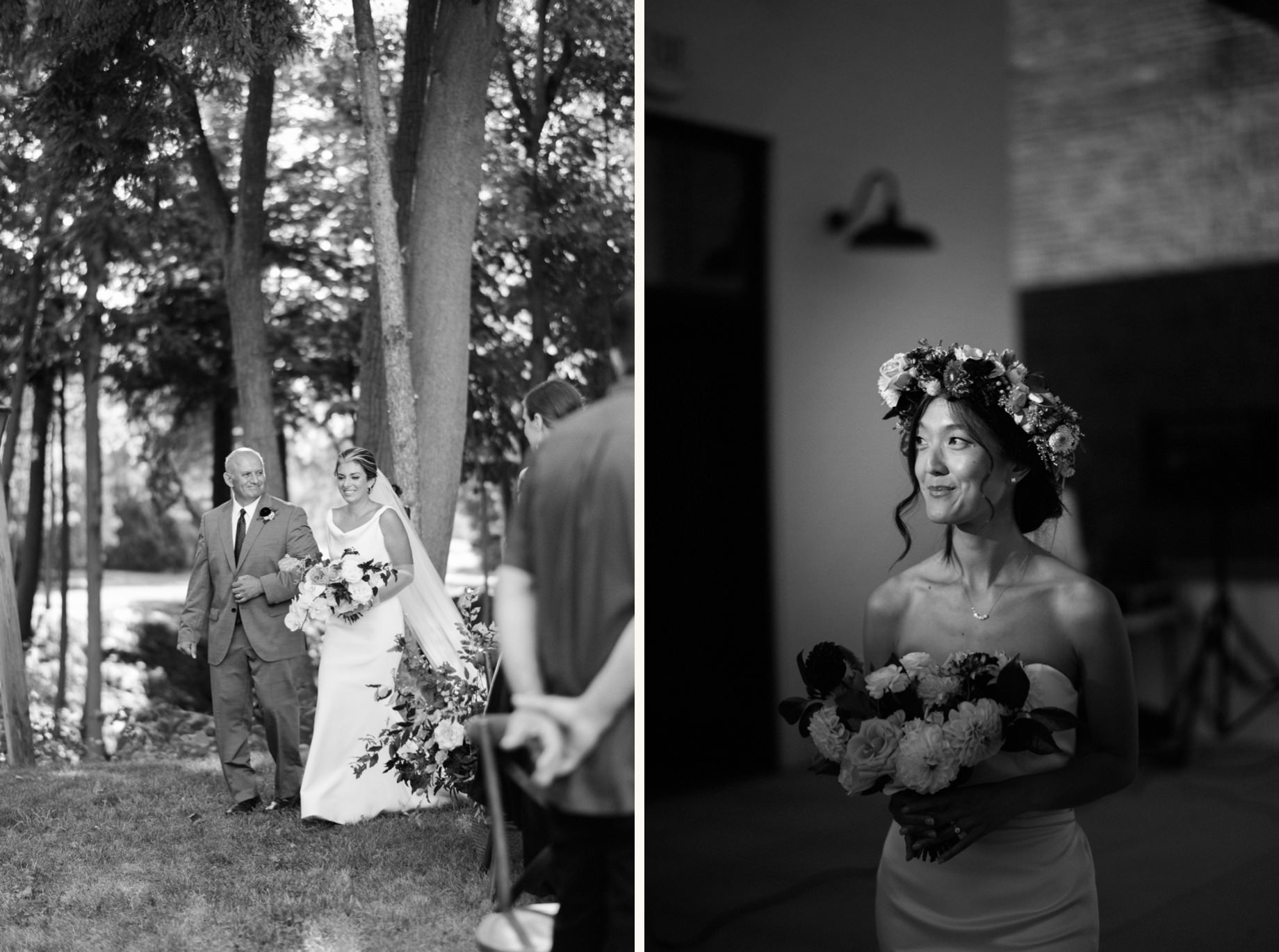 bride walking down the aisle