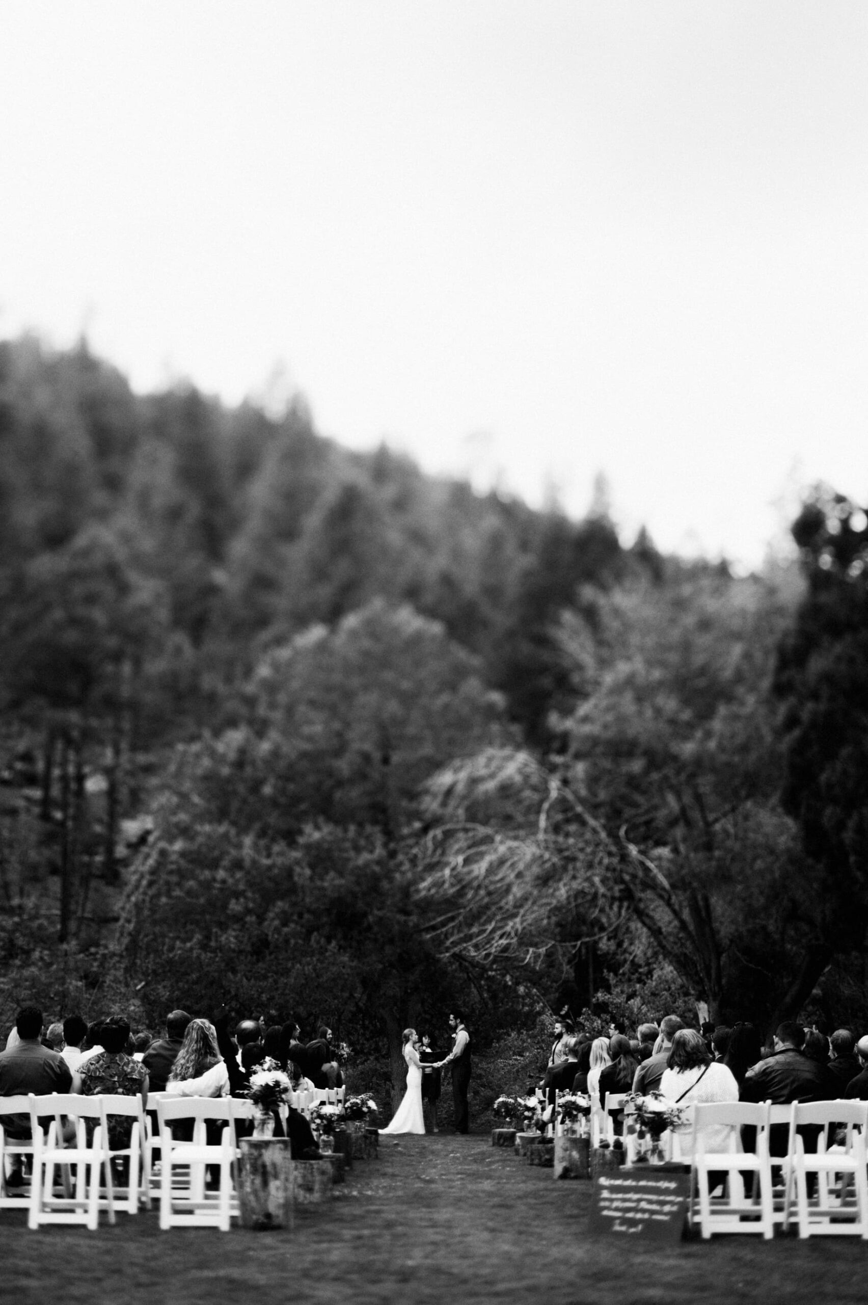tilt shift wedding photography