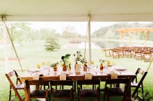 rustic farm table wedding inspiration