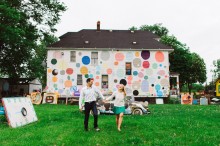 engagement session at the heidelberg project