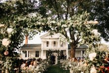 ceremony floral installations by parsonage